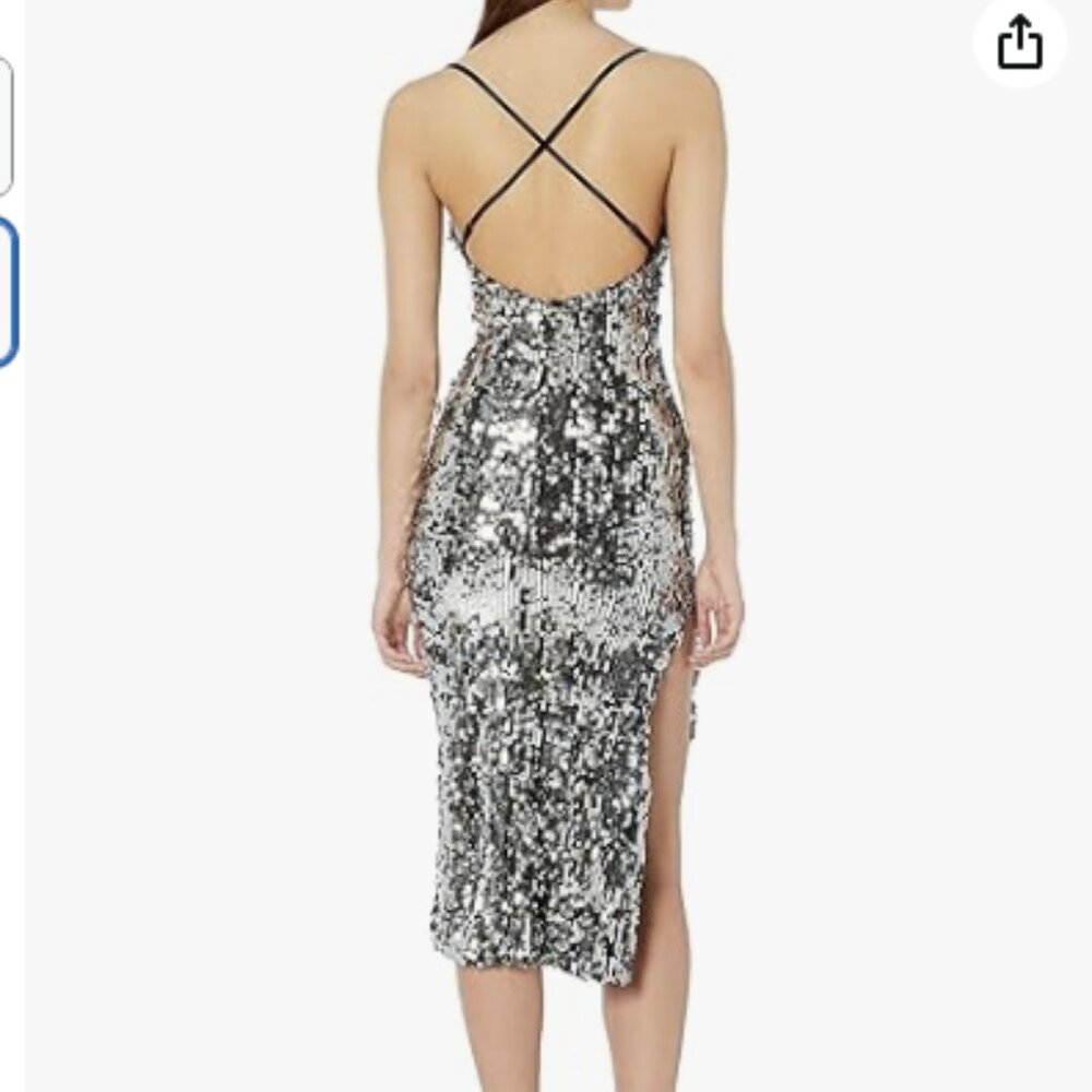 Sequin Bodycon Dress Size M - Picture 2 of 9